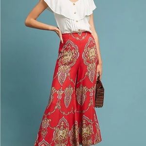 Anthropologie Manon Flared Pants, Size 10